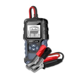 Tester cyfrowy Qoltec akumulatora z wyświetlaczem LCD | 12V | 24V | 3Ah-250Ah Qoltec