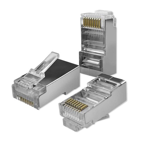 Wtyk QOLTEC złącze modularne RJ45 | CAT5e | FTP | Pozłacane styki | 10 sztuk Qoltec Wtyk QOLTEC złącze modularne RJ45 | CAT5e | FTP | Pozłacane styki | 10 sztuk Qoltec