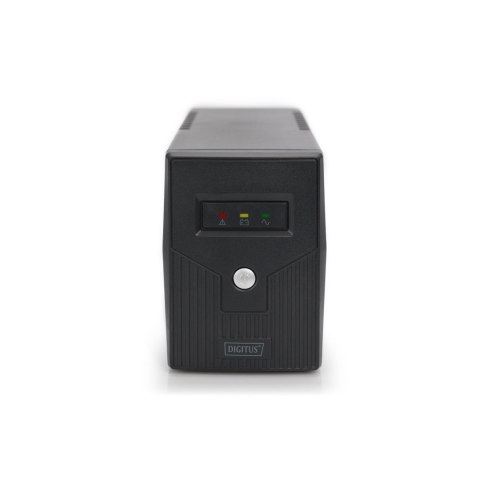 Zasilacz awaryjny UPS DIGITUS Line-Ineractive LED, 600VA/360W, 1x12V/7Ah, AVR, 2x Schuko CEE 7/3, 2x RJ11, 1x USB 2.0 typ B Digitus Zasilacz awaryjny UPS DIGITUS Line-Ineractive LED, 600VA/360W, 1x12V/7Ah, AVR, 2x Schuko CEE 7/3, 2x RJ11, 1x USB 2.0 typ B Digitus