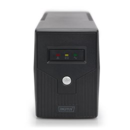 Zasilacz awaryjny UPS DIGITUS Line-Ineractive LED BASIC, 600VA/360W, 1x12V/7Ah, AVR, 2x Schuko CEE 7/3 Digitus
