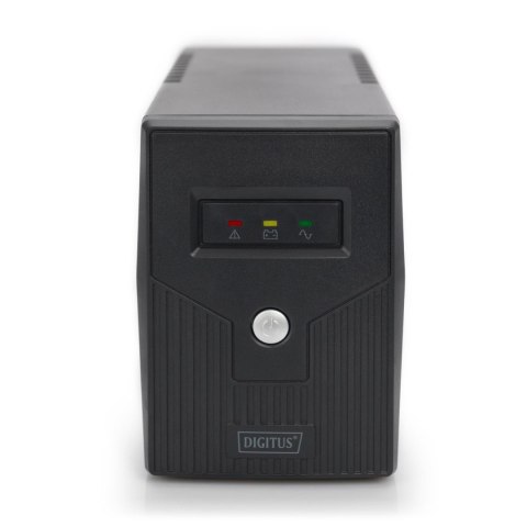 Zasilacz awaryjny UPS DIGITUS Line-Ineractive LED BASIC, 600VA/360W, 1x12V/7Ah, AVR, 2x Schuko CEE 7/3 Digitus Zasilacz awaryjny UPS DIGITUS Line-Ineractive LED BASIC, 600VA/360W, 1x12V/7Ah, AVR, 2x Schuko CEE 7/3 Digitus