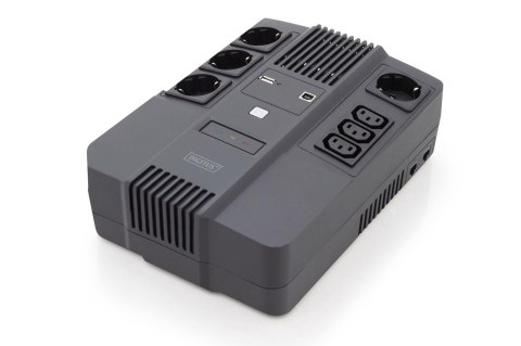Zasilacz awaryjny UPS DIGITUS Line-Interactive LED DESKTOP 800VA/480W AVR 4x Schuko CEE 7/3, 3x IEC C13, 1xRJ45, 1xUSB A/USB B Digitus Zasilacz awaryjny UPS DIGITUS Line-Interactive LED DESKTOP 800VA/480W AVR 4x Schuko CEE 7/3, 3x IEC C13, 1xRJ45, 1xUSB A/USB B Digitus