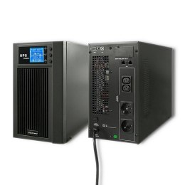 Zasilacz awaryjny UPS Qoltec | On-line | Pure Sine Wave | 3kVA | 2.4kW | LCD | USB Qoltec