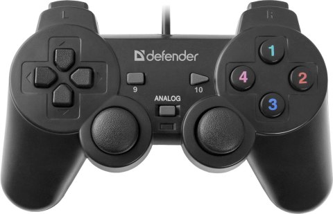 Gamepad przewodowy Defender OMEGA, efekt wibracji, USB Defender