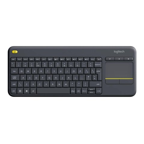 Klawiatura bezprzewodowa Logitech K400 Plus czarna Logitech Klawiatura bezprzewodowa Logitech K400 Plus czarna Logitech