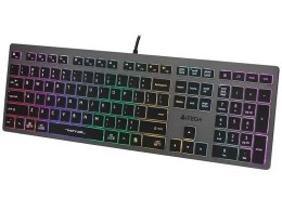 Klawiatura przewodowa A4Tech FSTYLER FX60H (Neon Backlit) czarno-grafitowa A4Tech