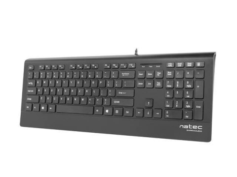 Klawiatura przewodowa Natec Barracuda USB czarna Natec Klawiatura przewodowa Natec Barracuda USB czarna Natec