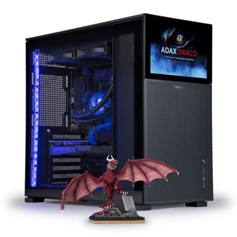 Komputer ADAX DARK VISION LE i5-13500/B760/DDR5-32GB/1TB/RTX4070-12GB/WiFi/BT/3Y Adax Komputer ADAX DARK VISION LE i5-13500/B760/DDR5-32GB/1TB/RTX4070-12GB/WiFi/BT/3Y Adax