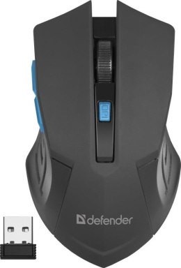 Mysz bezprzewodowa Defender ACCURA MM-275 optyczna 1600dpi 6P czarno-niebieska Defender