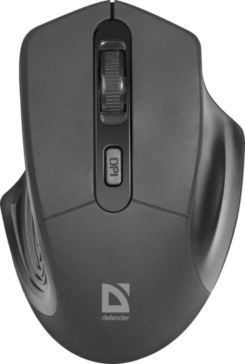 Mysz bezprzewodowa Defender DATUM MB-345 optyczna 1600dpi 4P czarna Defender Mysz bezprzewodowa Defender DATUM MB-345 optyczna 1600dpi 4P czarna Defender