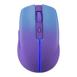 Mysz bezprzewodowa Defender MYSTERY MM-301 optyczna 1600dpi 2.4 GHz + Bluetooth fiolet AKUMULATOR bezklikowa silent Defender