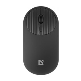 Mysz bezprzewodowa Defender NovaPro MM-316 optyczna 1600dpi 2.4 GHz + Bluetooth czarna AKUMULATOR bezklikowa silent Defender