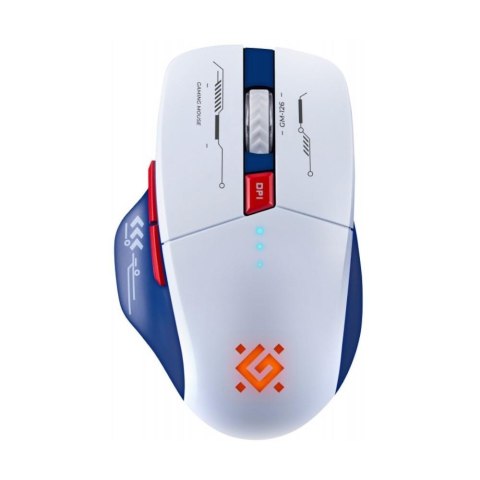 Mysz bezprzewodowa Defender TISA GM-126 optyczna 1600dpi 2.4 GHz + Bluetooth biało-niebieska RGB AKUMULATOR 6 przycisków Gaming Defender Mysz bezprzewodowa Defender TISA GM-126 optyczna 1600dpi 2.4 GHz + Bluetooth biało-niebieska RGB AKUMULATOR 6 przycisków Gaming Defender