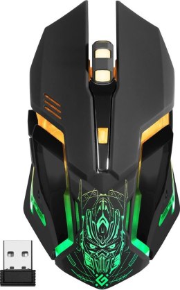 Mysz bezprzewodowa Defender TRIGGER GM-934 optyczna 3200dpi czarna LED AKUMULATOR 6 przycisków Gaming Defender
