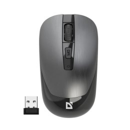 Mysz bezprzewodowa Defender WAVE MM-995 optyczna bezklikowa silent 1600dpi srebrna Defender