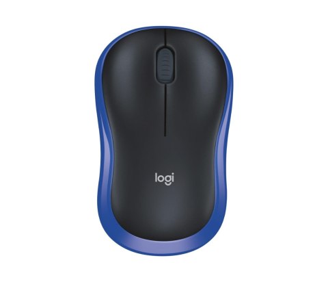 Mysz bezprzewodowa Logitech M185 optyczna czarno-niebieska Logitech Mysz bezprzewodowa Logitech M185 optyczna czarno-niebieska Logitech