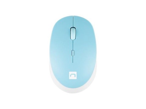 Mysz bezprzewodowa Natec Harrier 2 bluetooth 5.1 1600 DPI z cichym klikiem biało-niebieska Natec Mysz bezprzewodowa Natec Harrier 2 bluetooth 5.1 1600 DPI z cichym klikiem biało-niebieska Natec