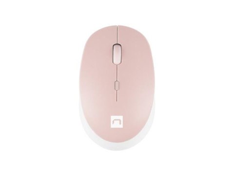 Mysz bezprzewodowa Natec Harrier 2 bluetooth 5.1 1600 DPI z cichym klikiem biało-różowa Natec Mysz bezprzewodowa Natec Harrier 2 bluetooth 5.1 1600 DPI z cichym klikiem biało-różowa Natec