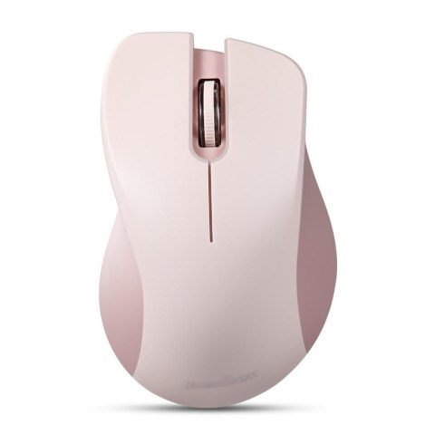 Mysz bezprzewodowa Perixx PERIMICE-621 optyczna 1600dpi 2.4 GHz, różowa, silent, cicha, bezklikowa Perixx