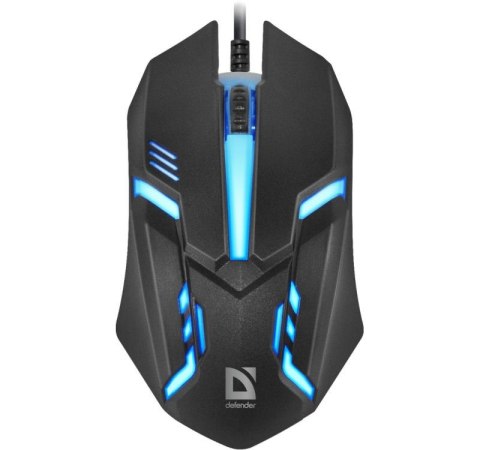 Mysz przewodowa Defender CYBER MB-560L 1200dpi 3P czarna Defender Mysz przewodowa Defender CYBER MB-560L 1200dpi 3P czarna Defender
