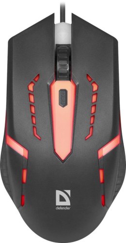Mysz przewodowa Defender FLASH MB-600L 1200dpi 4P LED Defender