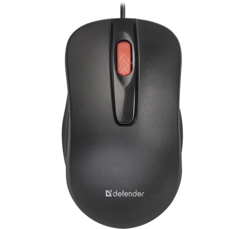 Mysz przewodowa Defender POINT MM-756 OPTICAL 1000dpi 3P czarna Defender Mysz przewodowa Defender POINT MM-756 OPTICAL 1000dpi 3P czarna Defender