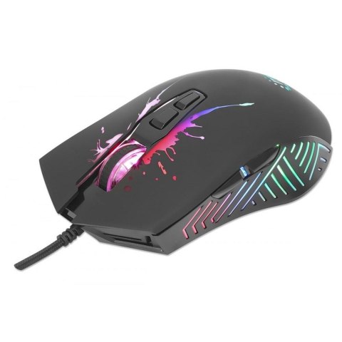 Mysz przewodowa Manhattan 7200dpi Gaming LED RGB USB Manhattan