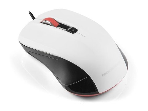 Mysz przewodowa Modecom M9.1 optyczna czarno-biała Modecom Mysz przewodowa Modecom M9.1 optyczna czarno-biała Modecom