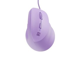 Mysz przewodowa Natec Crake 2 PRO 12800dpi wertykalna programowalna optyczna pure lavender Natec