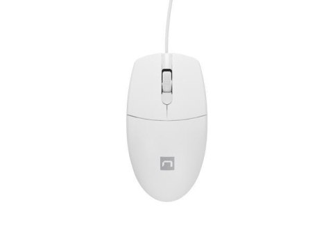 Mysz przewodowa Natec RUFF 2 1000 DPI biała Natec