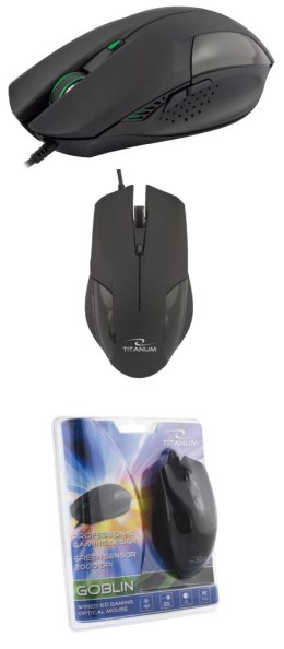 Mysz przewodowa Titanum 6D GOBLIN TM106 optyczna czarna Titanum