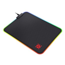 Podkładka Defender Gaming BLACK L LIGHT 350x300x4mm podświetlenie LED RGB Defender
