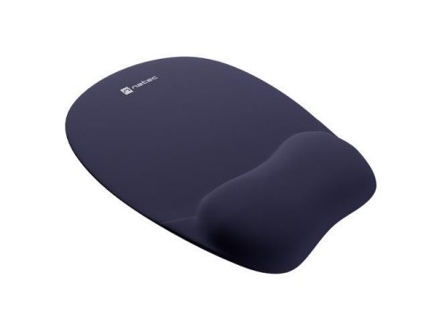 Podkładka pod mysz Natec Chipmunk Memory Foam ergonomiczna żelowa granatowa Natec