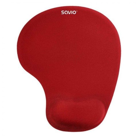 Podkładka pod mysz SAVIO MP-01R żelowa, czerwona Savio Podkładka pod mysz SAVIO MP-01R żelowa, czerwona Savio