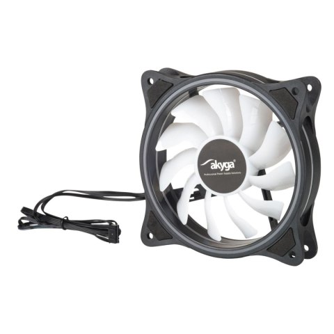 Wentylator systemowy Akyga AW-12D-RGB 120mm 15 LED RGB small 6 pin AKYGA