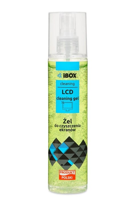 Żel do ekranów iBOX 250 ml z mikrofibrą IBOX Żel do ekranów iBOX 250 ml z mikrofibrą IBOX