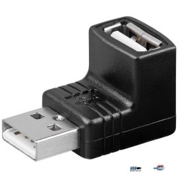 Adapter Manhattan Hi-Speed USB 2.0 A-A M/F kątowy Manhattan