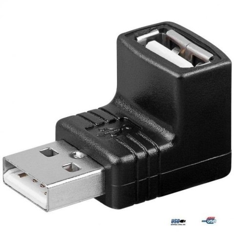 Adapter Manhattan Hi-Speed USB 2.0 A-A M/F kątowy Manhattan Adapter Manhattan Hi-Speed USB 2.0 A-A M/F kątowy Manhattan