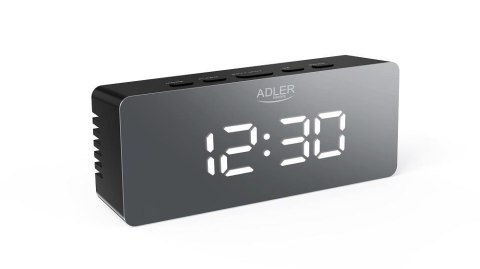 Budzik Adler AD 1189B czarny Adler Budzik Adler AD 1189B czarny Adler