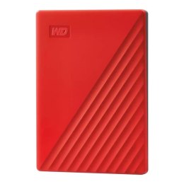 Dysk zewnętrzny WD My Passport 6TB USB3.2 Gen 1 Czerwony Western Digital