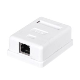 Gniazdo natynkowe kompletne 1xRJ45 8p8c FTP Cat5e LSA Netrack NETRACK