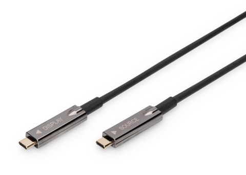 Kabel DIGITUS połączeniowy hybrydowy AOC USB 3.1 Typ C/USB Typ C 4K 60Hz 20m Digitus Kabel DIGITUS połączeniowy hybrydowy AOC USB 3.1 Typ C/USB Typ C 4K 60Hz 20m Digitus