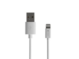 Kabel Natec Prati Lightning / iPhone -> USB-A 2m MFI Biały Natec