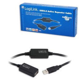 Kabel USB LogiLink UA0143 USB 2.0, aktywny wzmacniacz, 10m LogiLink