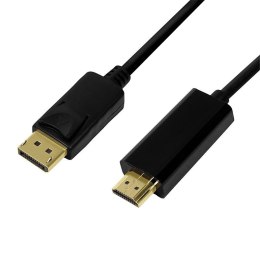 Kabel adapter LogiLink CV0128 DisplayPort 1.2 - HDMI 1.4, 3m LogiLink