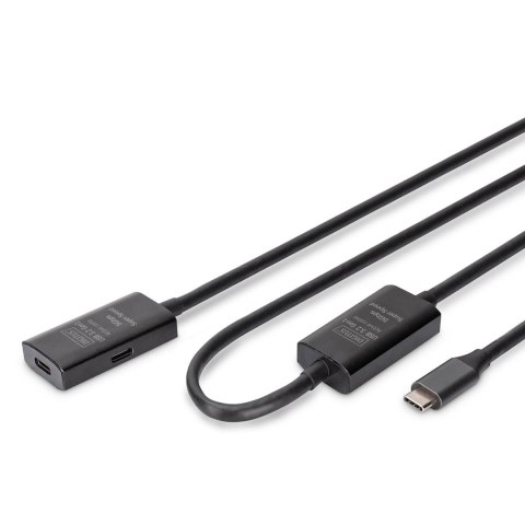 Kabel przedłużający aktywny DIGITUS DA-73109, USB 3.2 Gen1, 5Gbps, USB-C - USB-C, 10m Digitus Kabel przedłużający aktywny DIGITUS DA-73109, USB 3.2 Gen1, 5Gbps, USB-C - USB-C, 10m Digitus