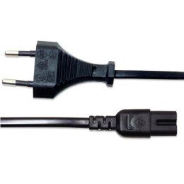 Kabel zasilający Manhattan ósemka 0,5m czarny Manhattan