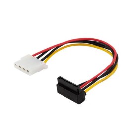 Kabel zasilający Savio AK-42 Molex 4pin F - SATA 15 pin F Kątowy Savio
