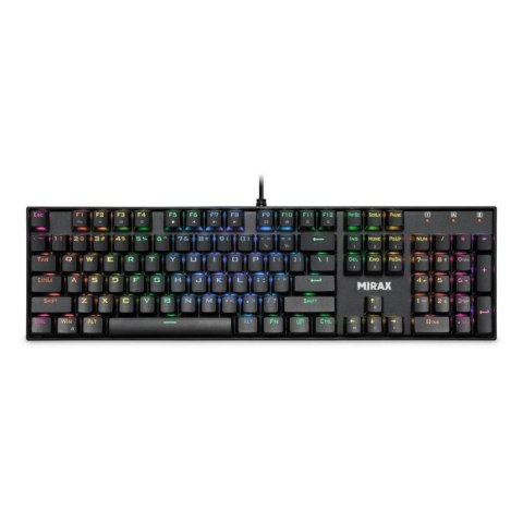 Klawiatura przewodowa Defender MIRAX GK-352 MECHANICZNA podświetlana gaming RGB outemu blue Defender Klawiatura przewodowa Defender MIRAX GK-352 MECHANICZNA podświetlana gaming RGB outemu blue Defender
