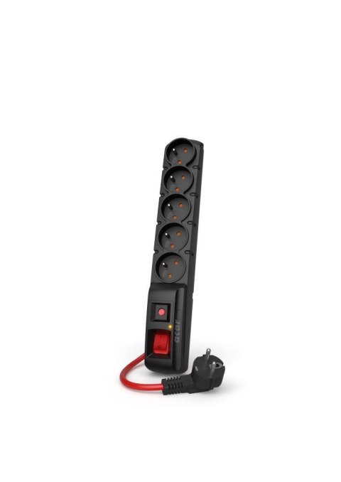 Listwa przeciwprzepięciowa Acar F5 POWER 5m czarna Acar Listwa przeciwprzepięciowa Acar F5 POWER 5m czarna Acar